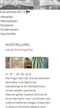 Mobile Screenshot of kulturwerkstatthaus10.de